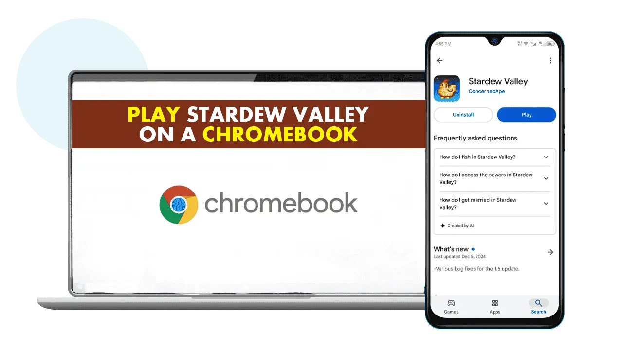 Stardew Valley on Chromebook