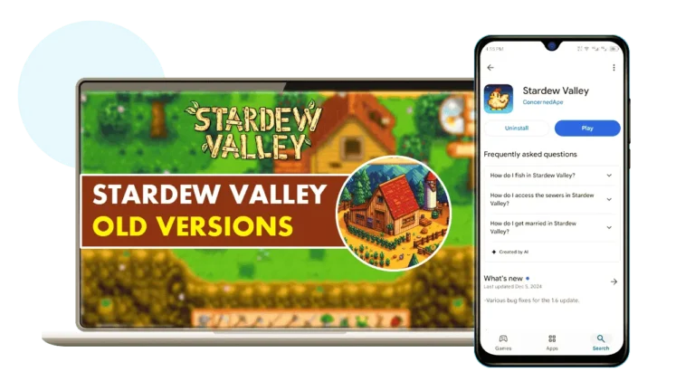 Stardew Valley Old Versions