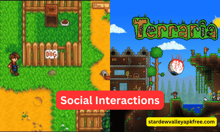 Stardew Valley vs Terraria: Social Interactions