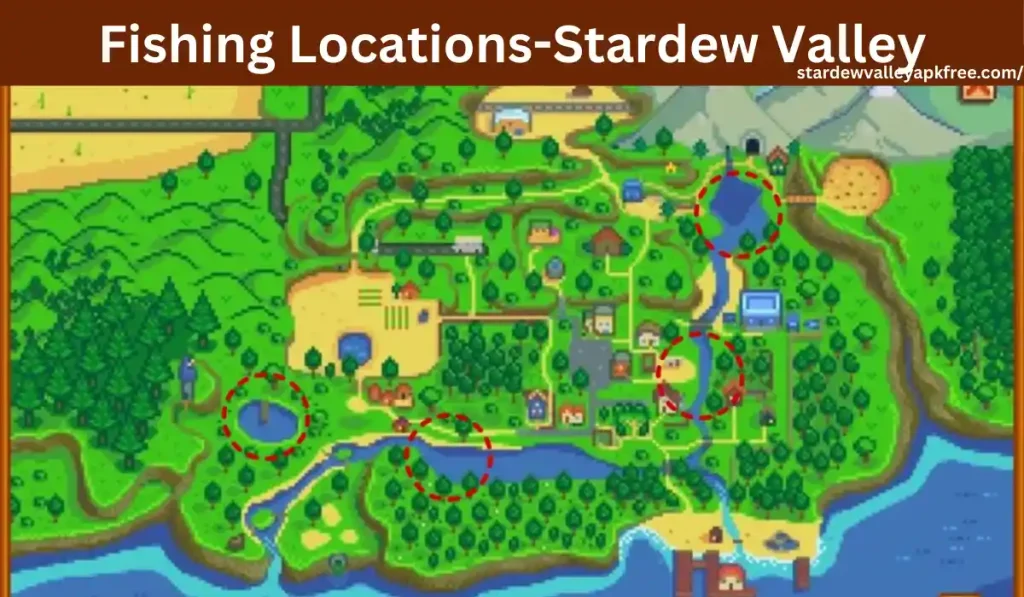 Fishing Locations-Stardew Valley